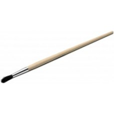 Анза кисть штриховая плоская 5 мм. деревянная ручка
