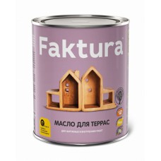 Faktura / Фактура тунговое террасное масло с натуральным воском для наружных и внутренних работ