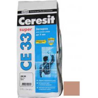 Затирка Ceresit CE33 №55 светло-коричневый