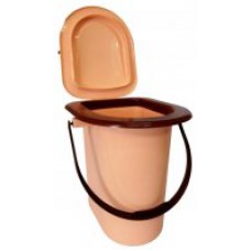 Ведро - туалет коричневое